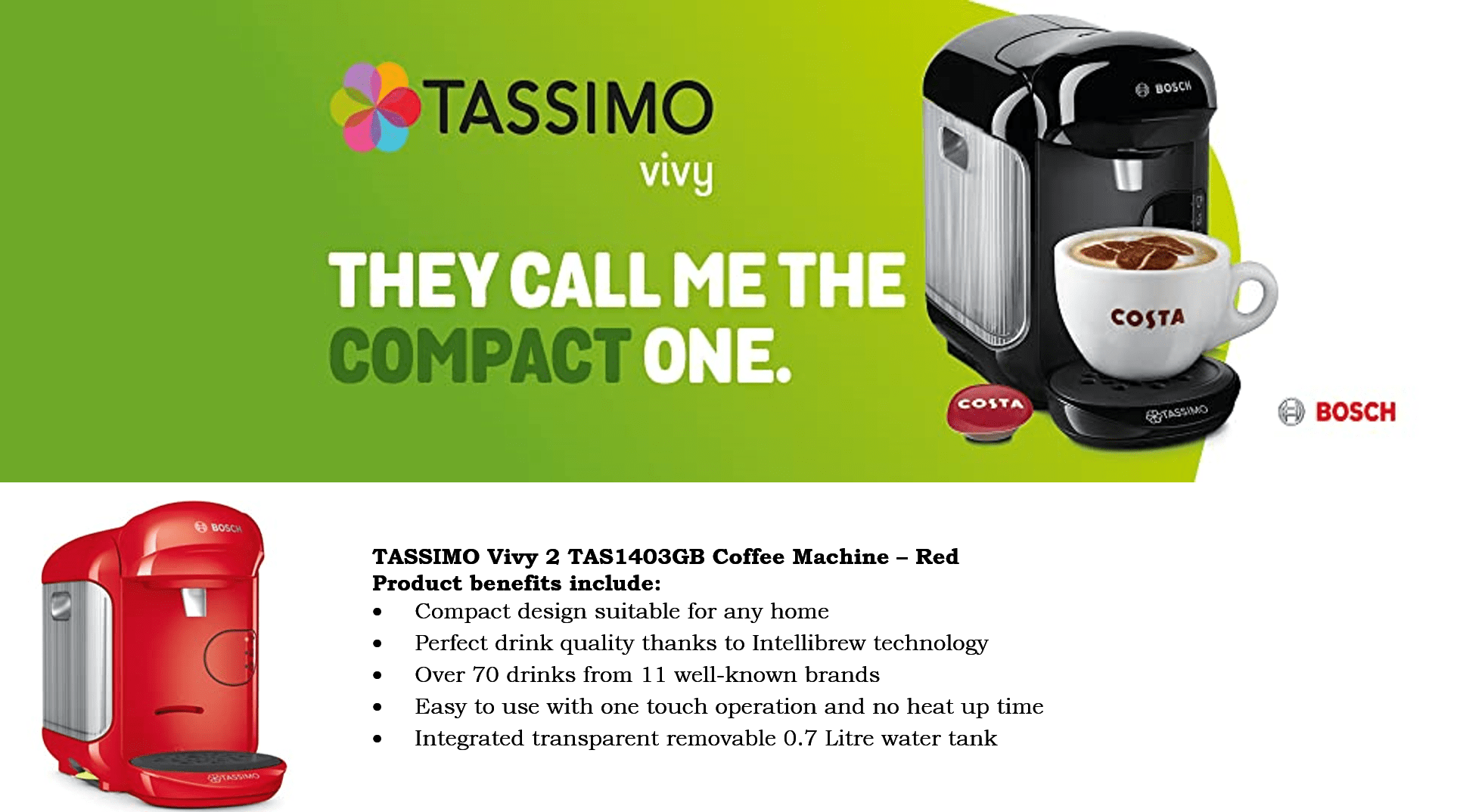 Bosch Coffee Maker TAS1403GB plugnpoint