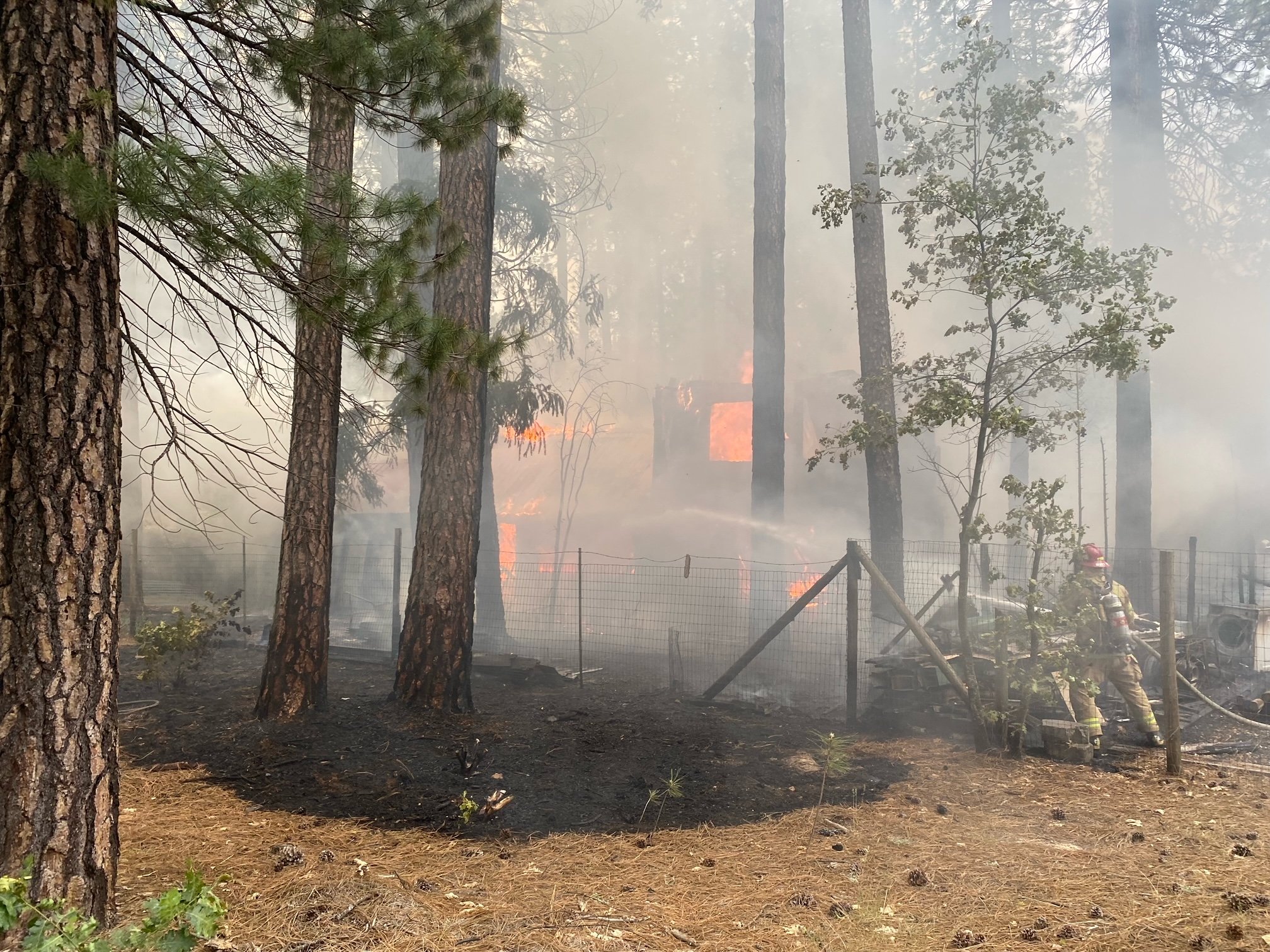 Quincy Fire responding to a house fire on Chandler Road UPDATED