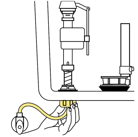 How to replace/install a Fluidmaster 400A fill valve