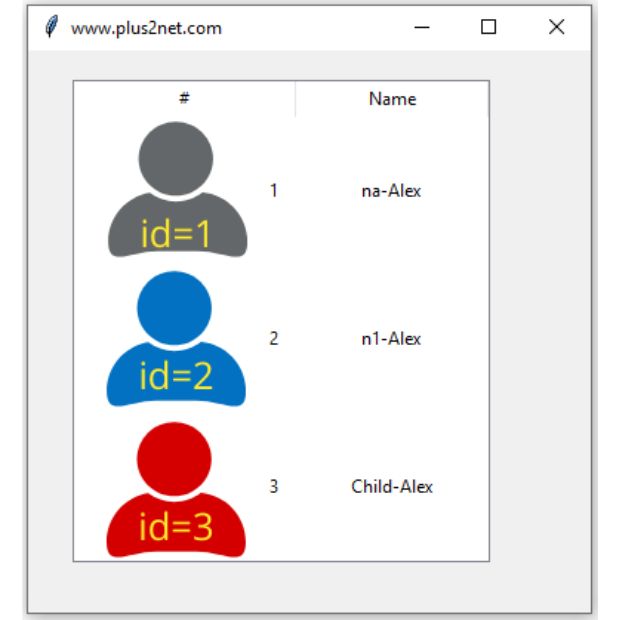 Python tkinter treeview hover helptext eatkool