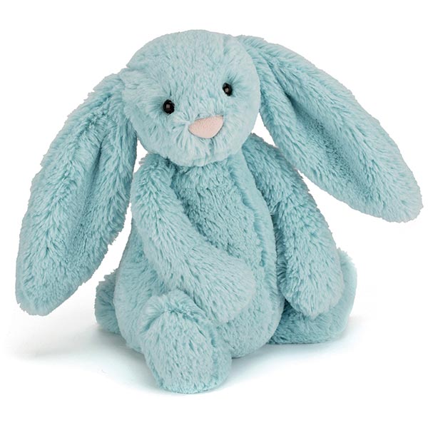 Jellycat Bashful Aqua Bunny Plushpaws.co.uk