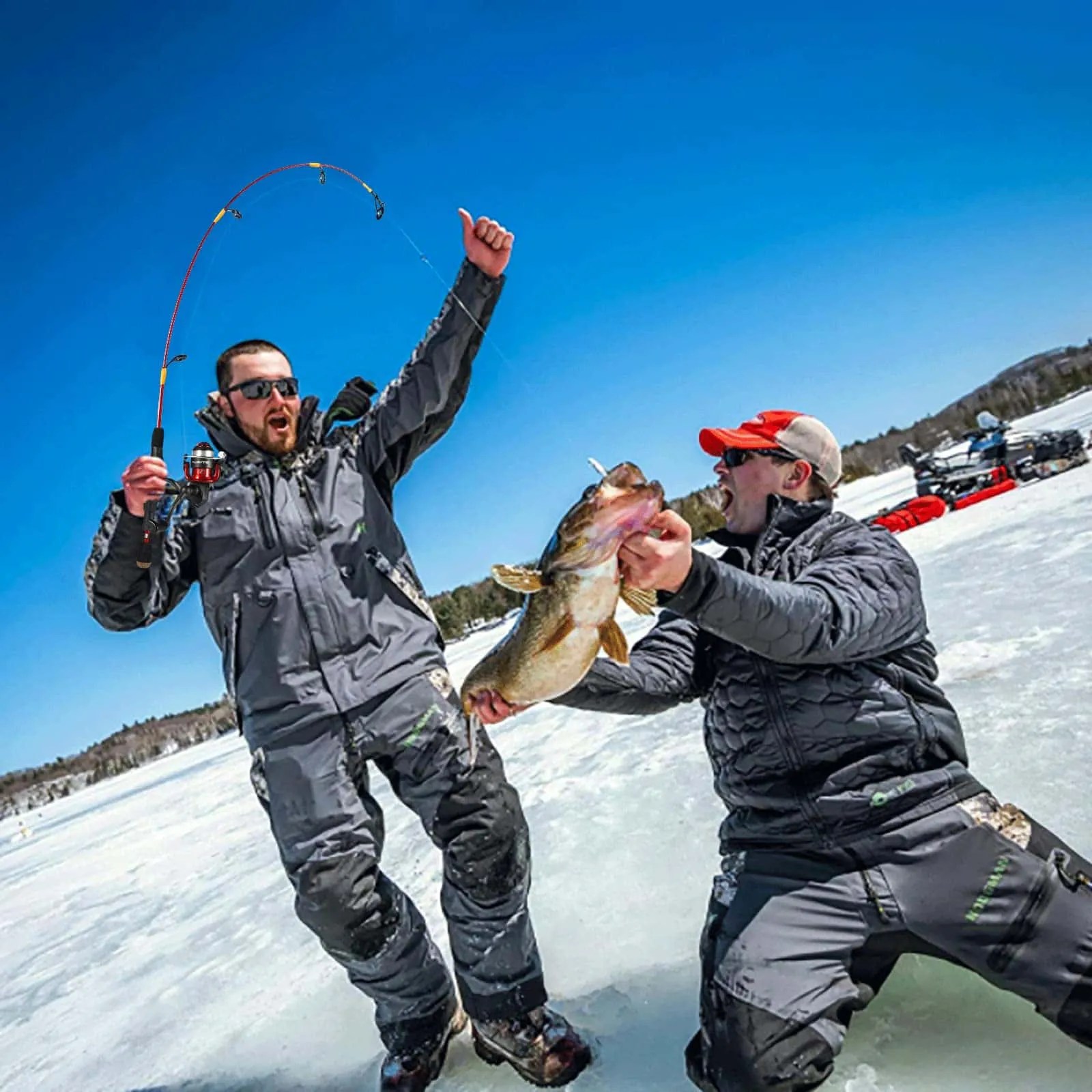 PLUSINNO ICE Ⅱ Ice Fishing Rod Reel Combo Plusinno