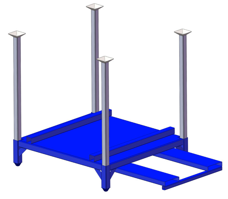 Custom Portable Stack Racks Manufacturing and Fabrication Plymouth