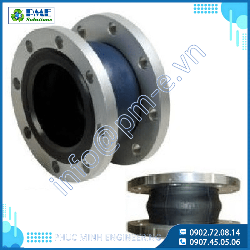 Oflex Tozen Single Flexible Rubber Joint SS400 Flanged JIS10K