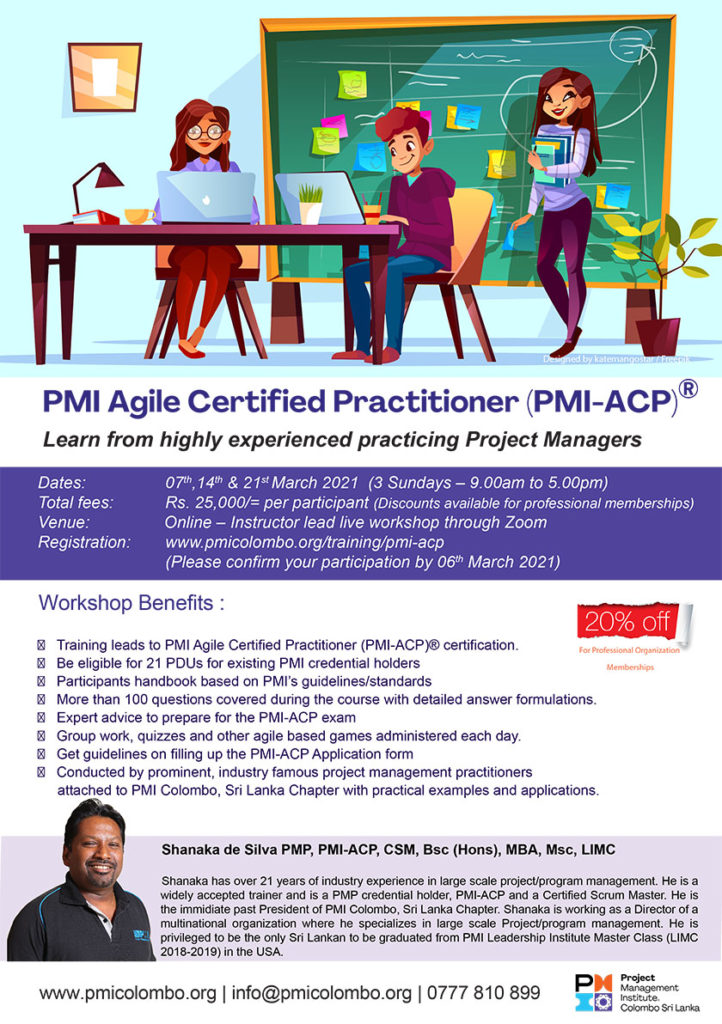PMI Agile Certified Practitioner (PMIACP)® PMI Colombo Sri Lanka Chapter