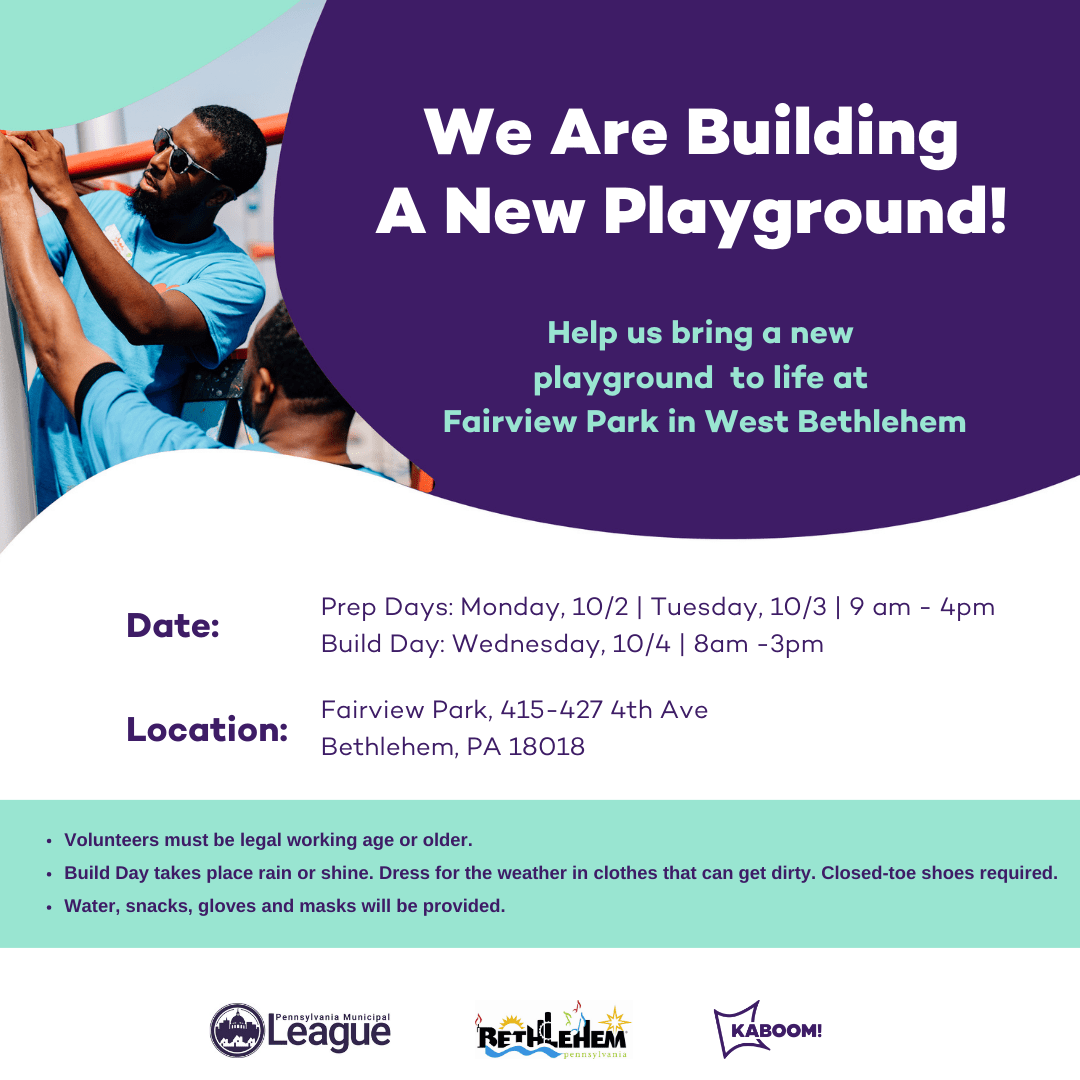 KaBOOM! Playground Build The Pennsylvania Municipal League