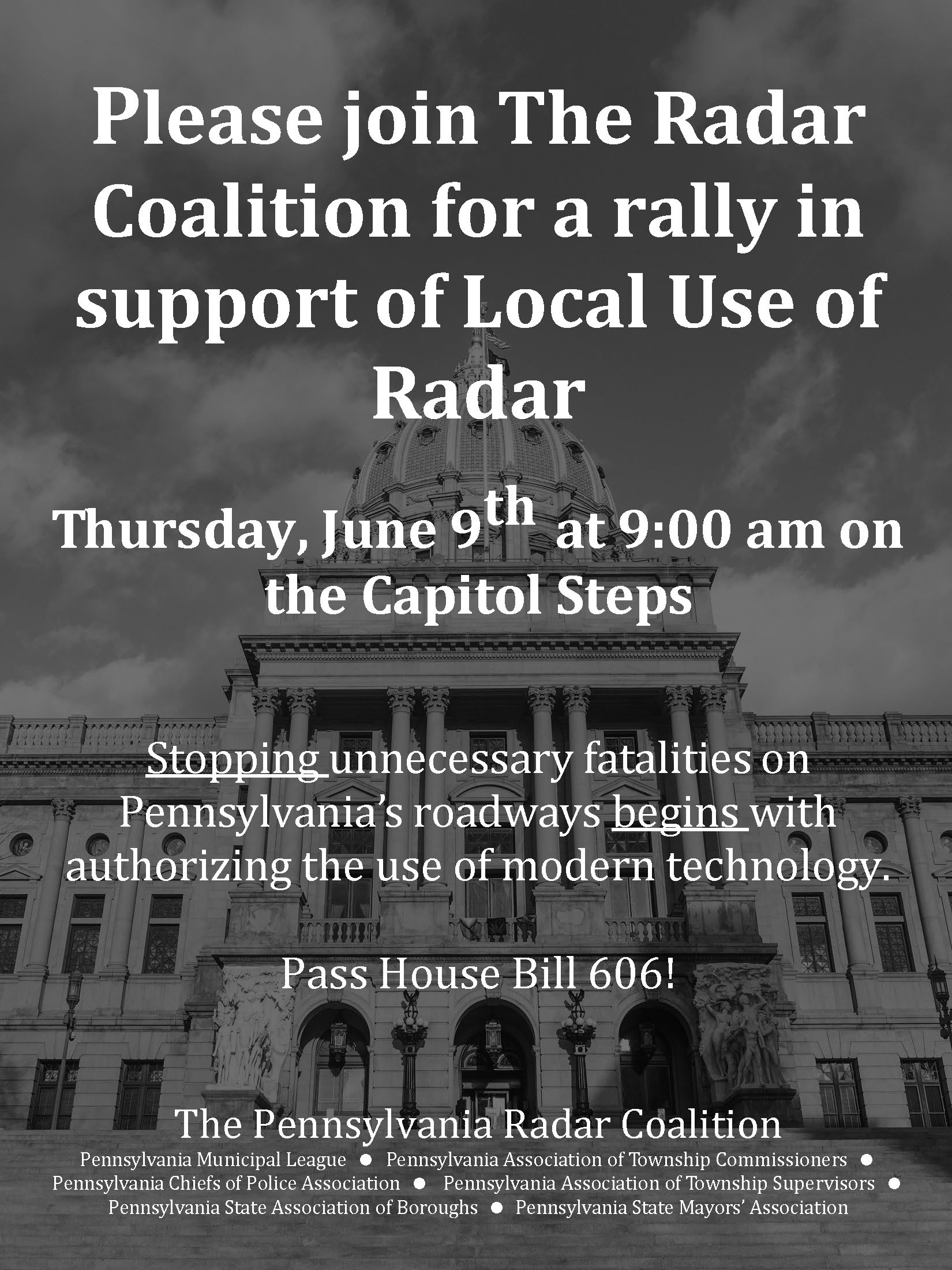 Media Advisory Rally in Support of House Bill 606 Local Use of