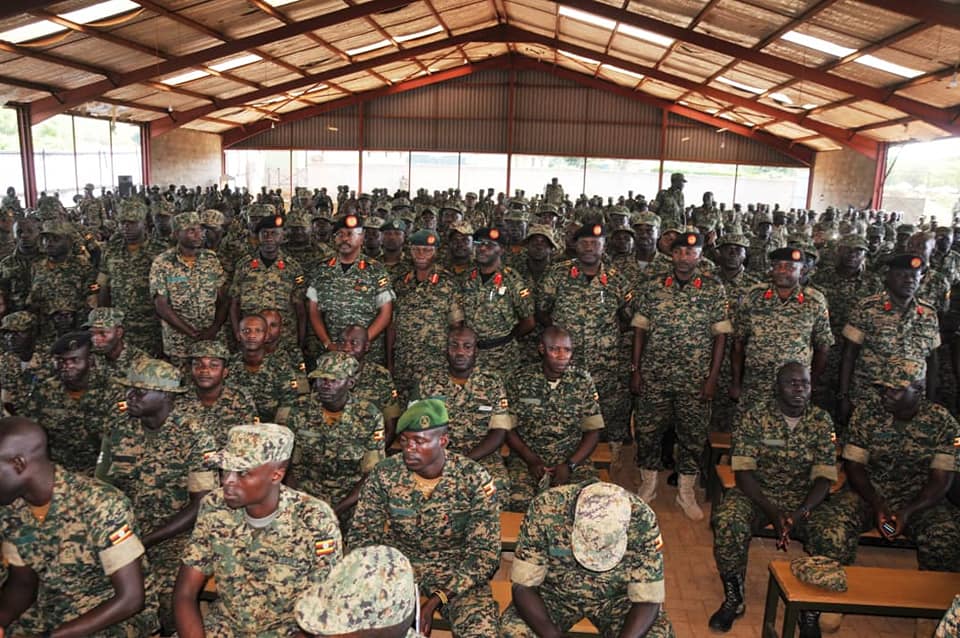 UPDF troops undergo post mission counselling, guidance after one year