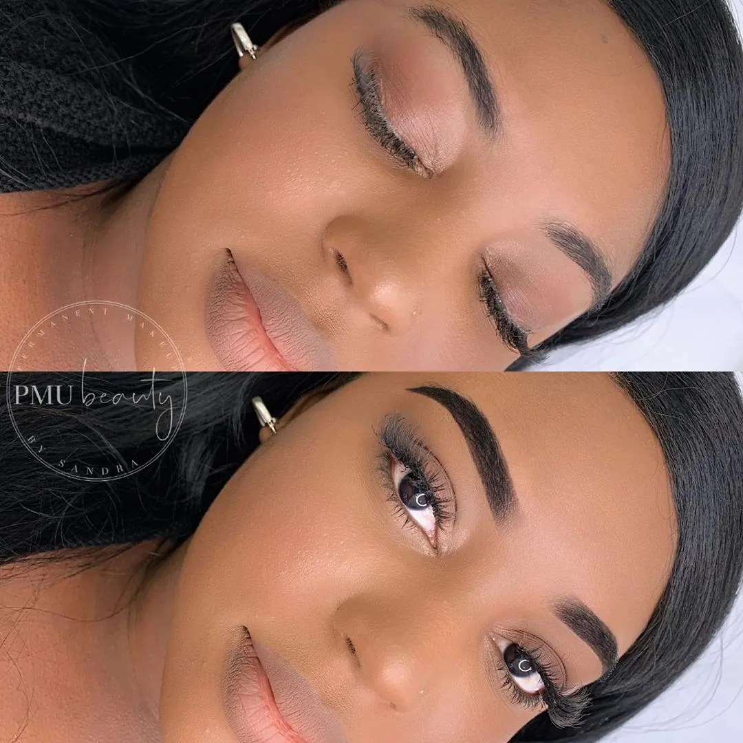 Powder Brows Before and After Pictures