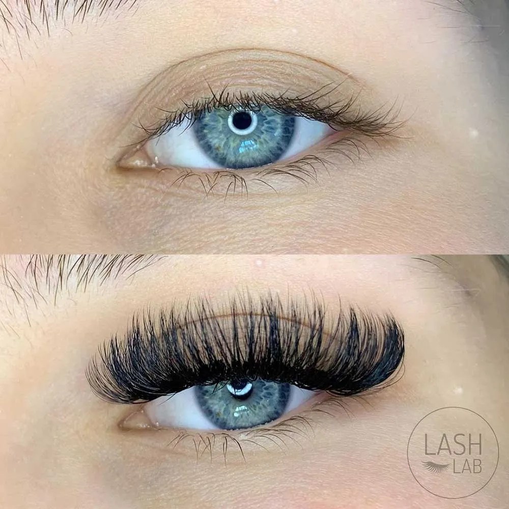 Eyelash Extensions Before and After Pictures Amazing Results!
