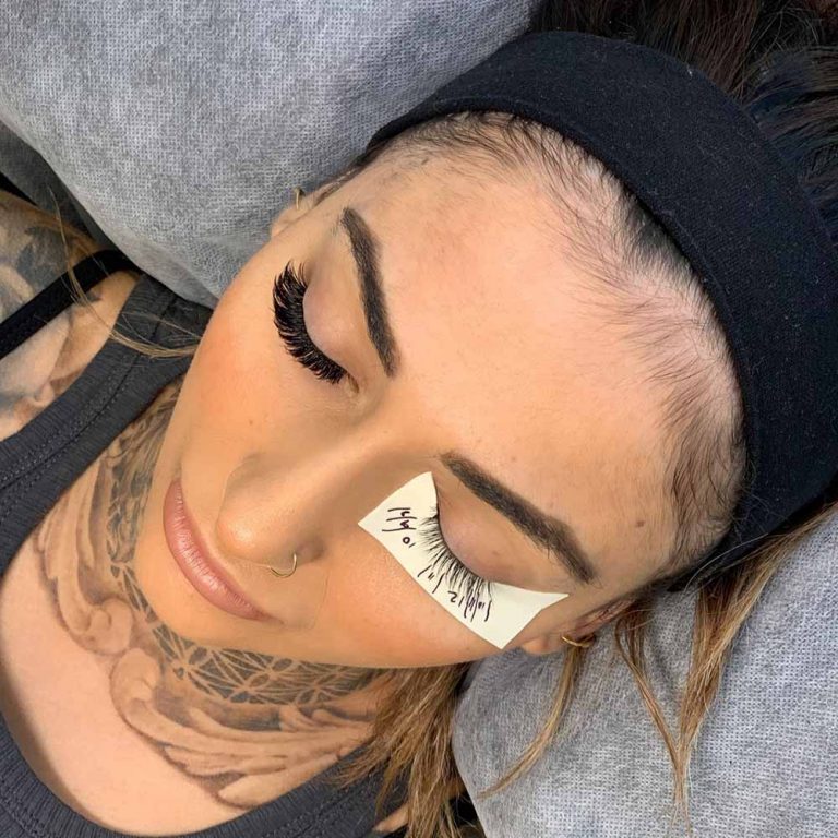 Wet Look Lash Extensions How They're Mapped