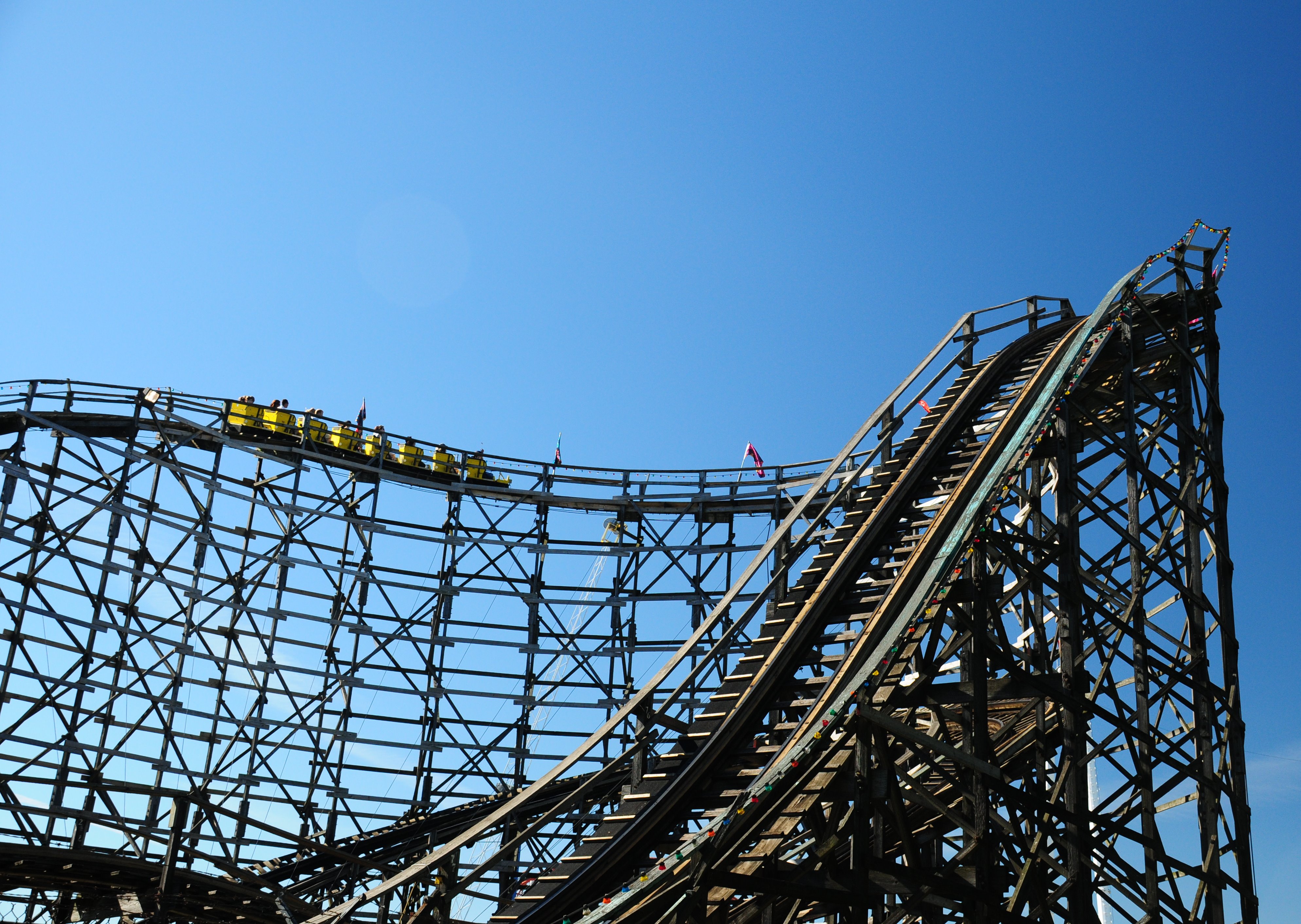 Wooden Roller Coaster PNE