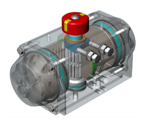 Stainless Steel Pneumatic Actuator - Pneumatic actuator