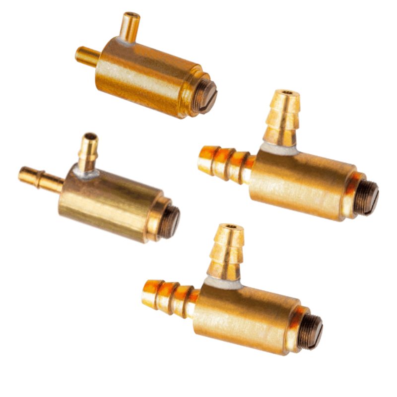 Inline Metal Needle Valves with Fine Adjustment Pneumatic Systems