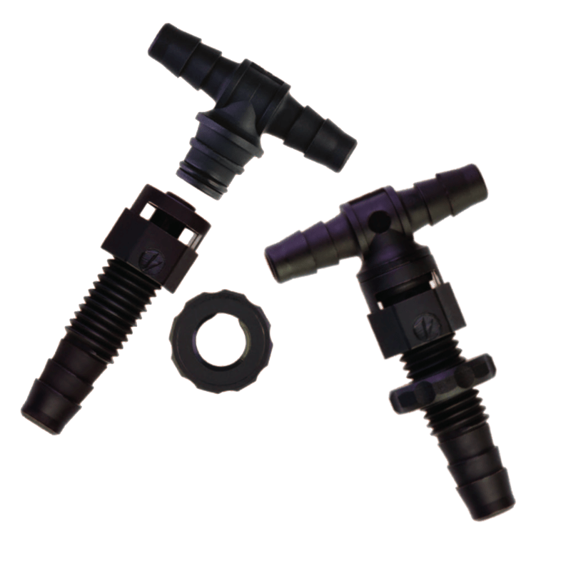 Universal Double Swivel Bulkhead Fittings Pneumatic Systems