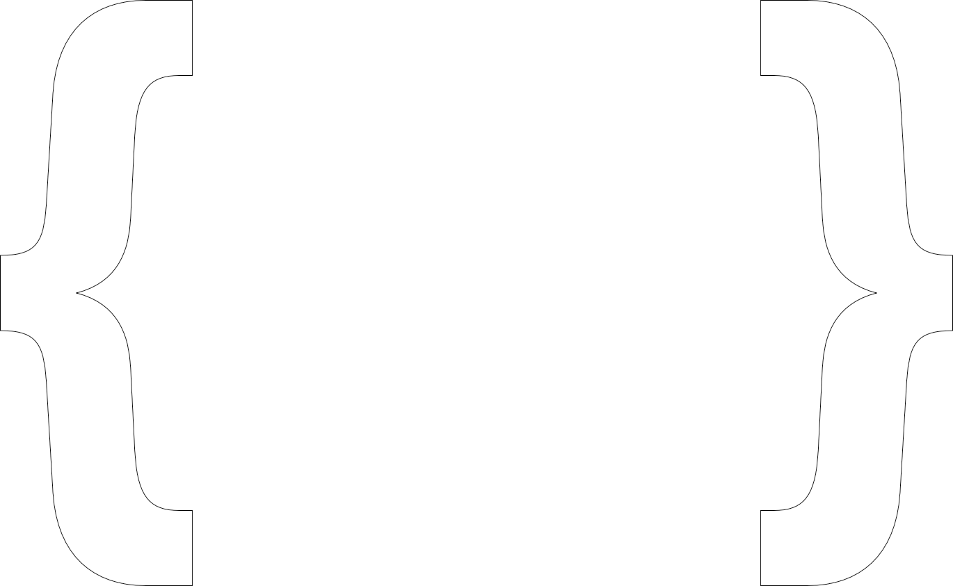 Curly Brackets PNG Transparent Images PNG All