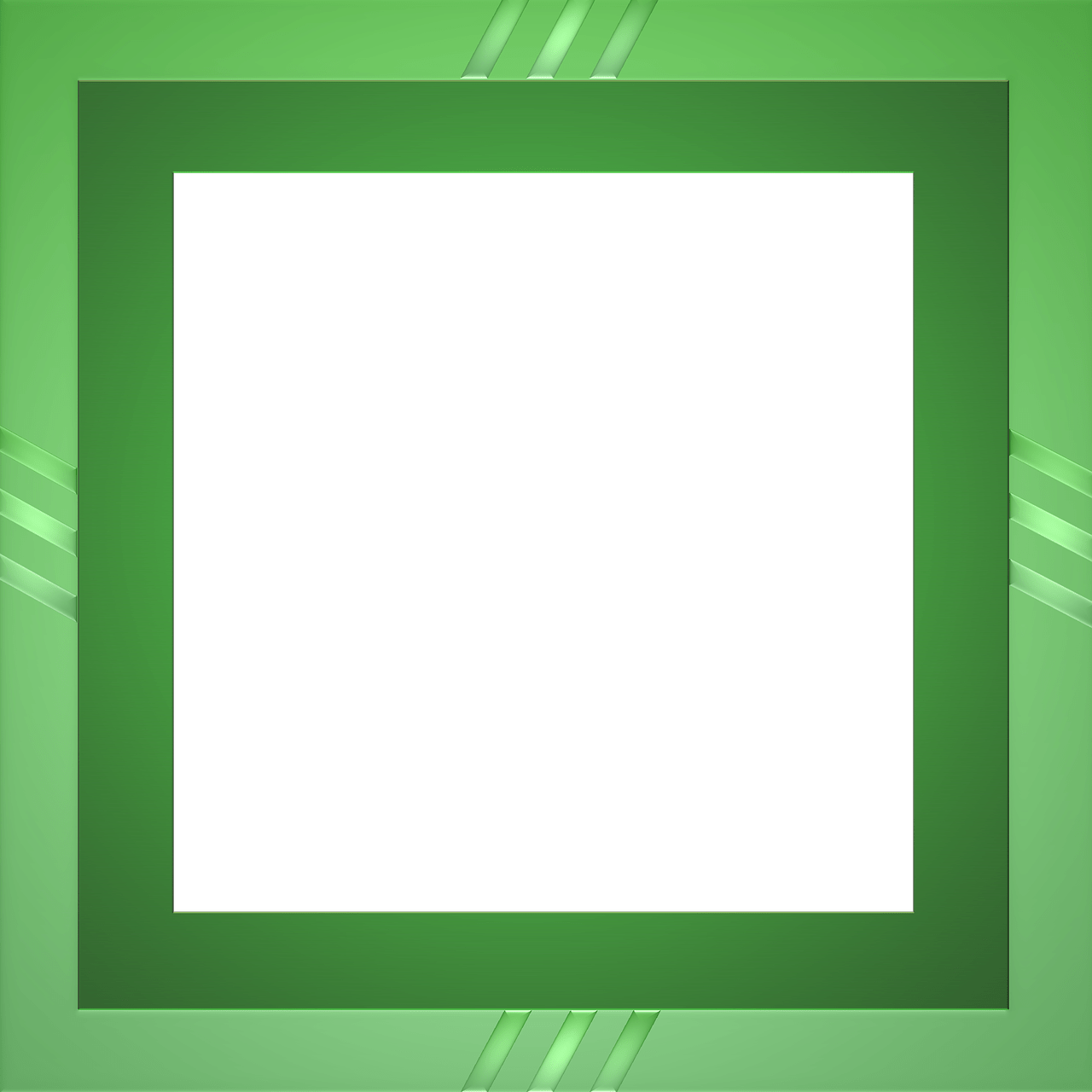 เฟรมสีเขียวโปร่งใส PNG All