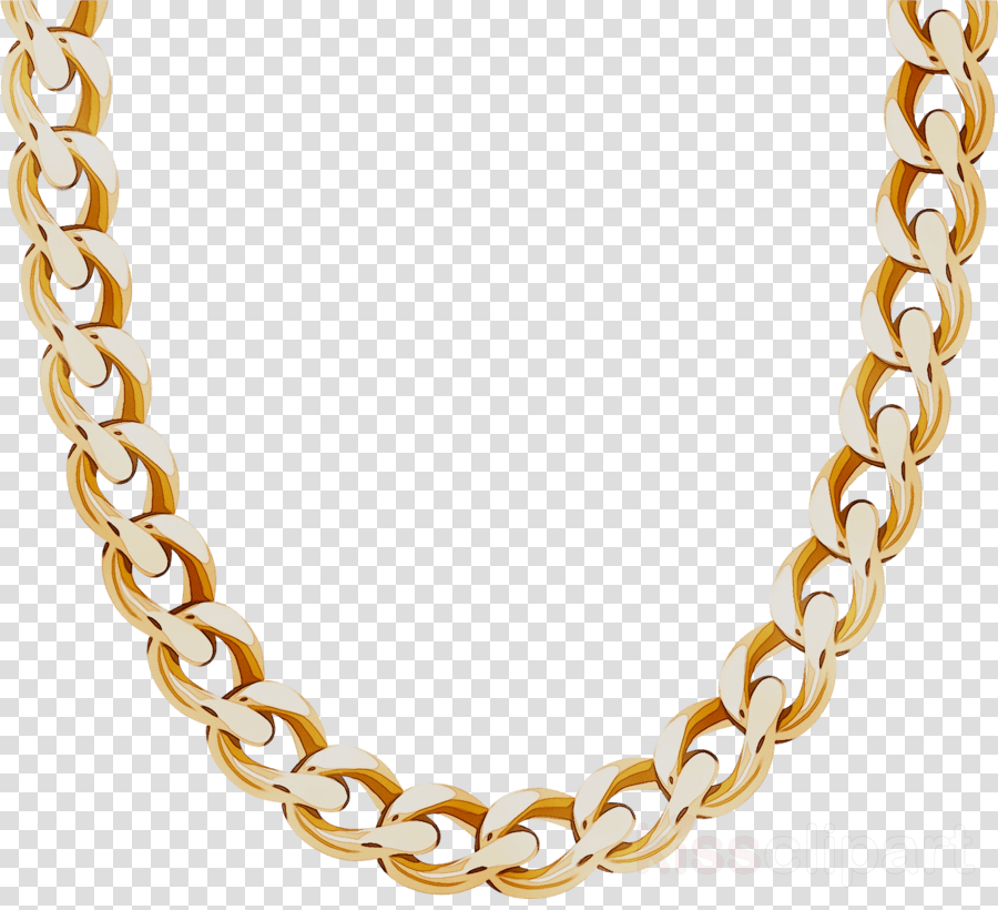 Chunky Gold Chain Statement Necklace Fashion Accessory PNG PNG All