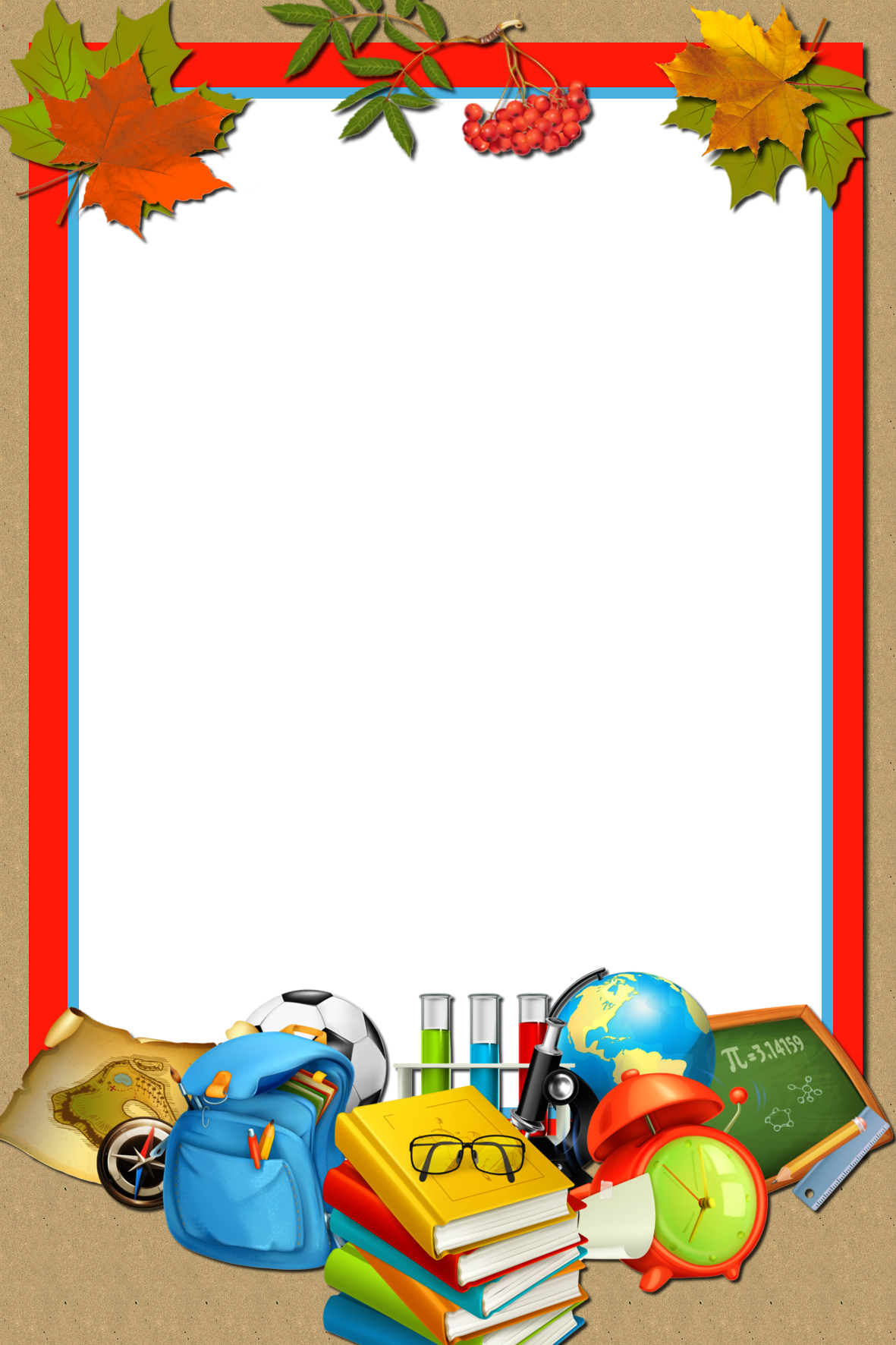 School Border Frame PNG PNG All