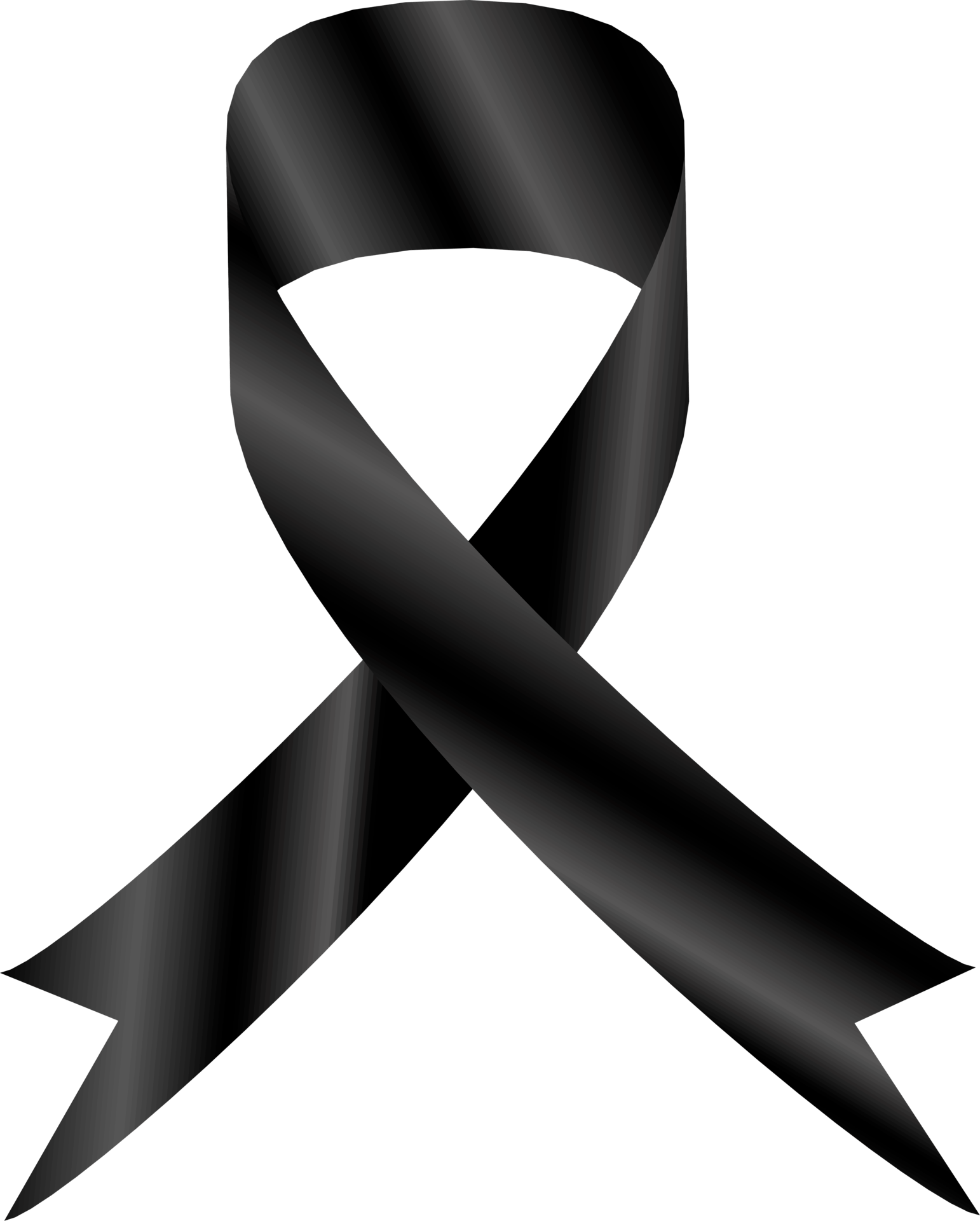 Black Ribbon PNG Photo PNG All