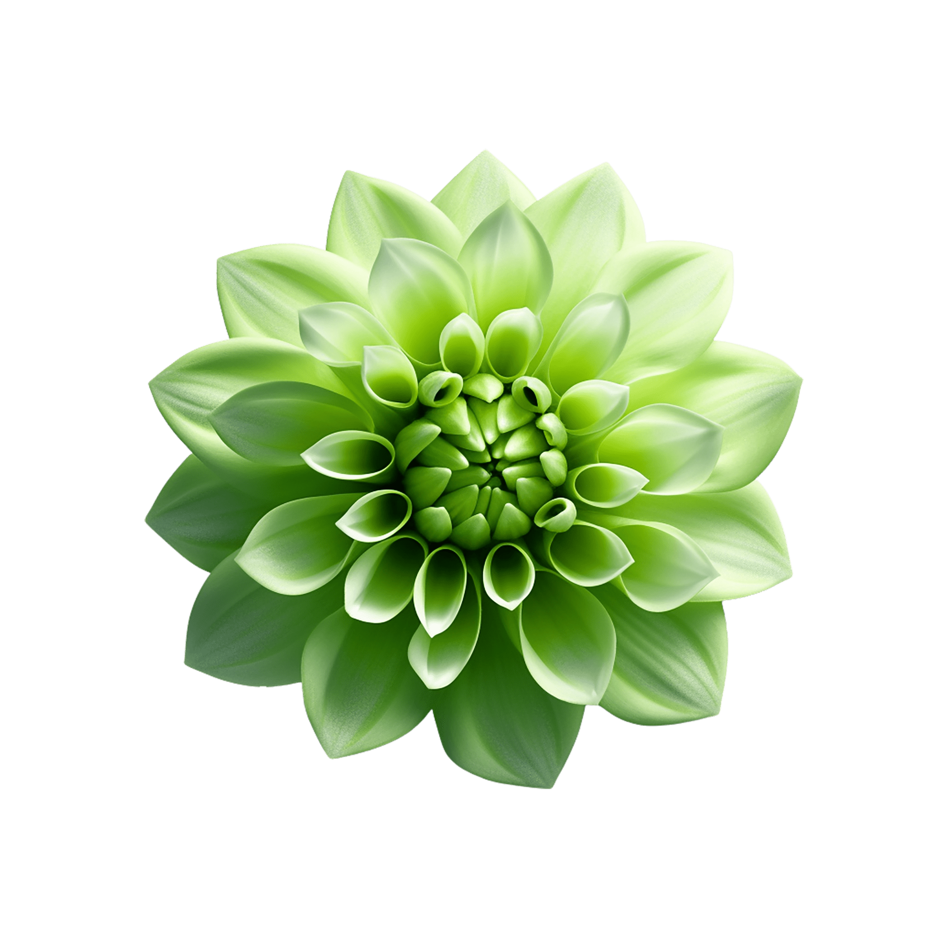 Green Flower PNG Transparent Images