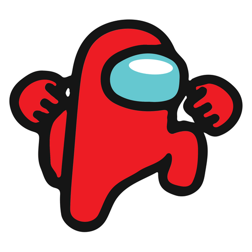 Red Among Us PNG All