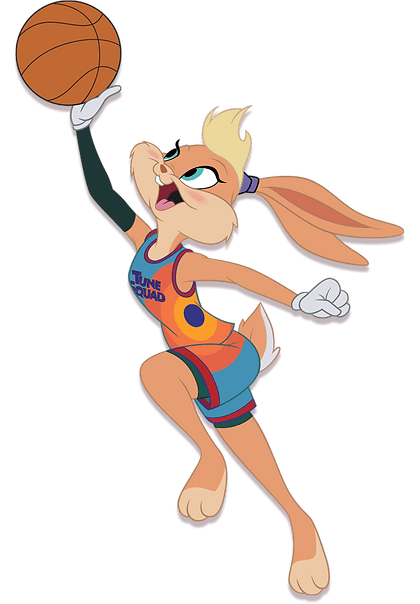 Space Jam Basketball Rabbit Animated Athlete Illustration Png