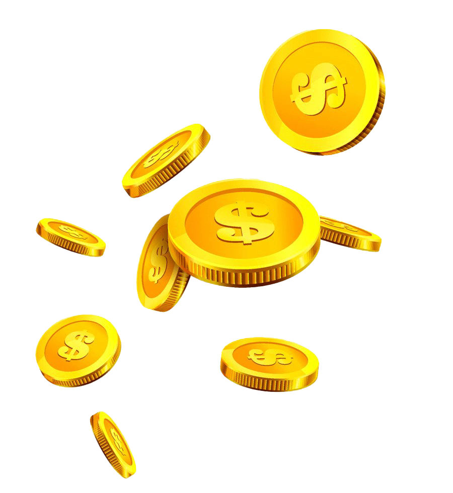 Raining Coins Png