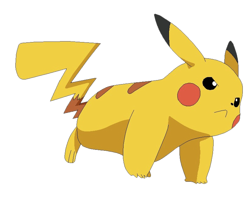 Angry Pikachu PNG All