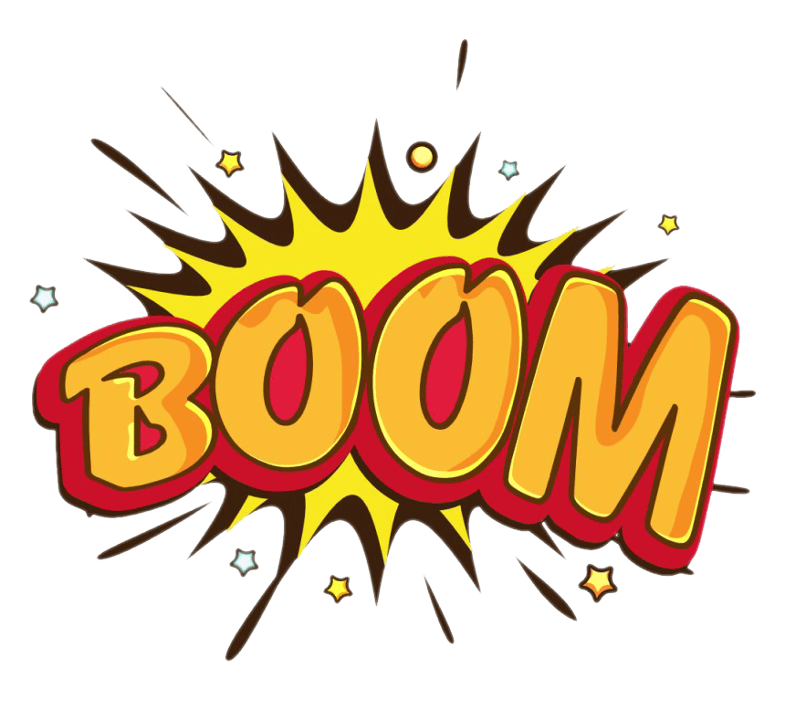 Comic Effect Boom PNG All