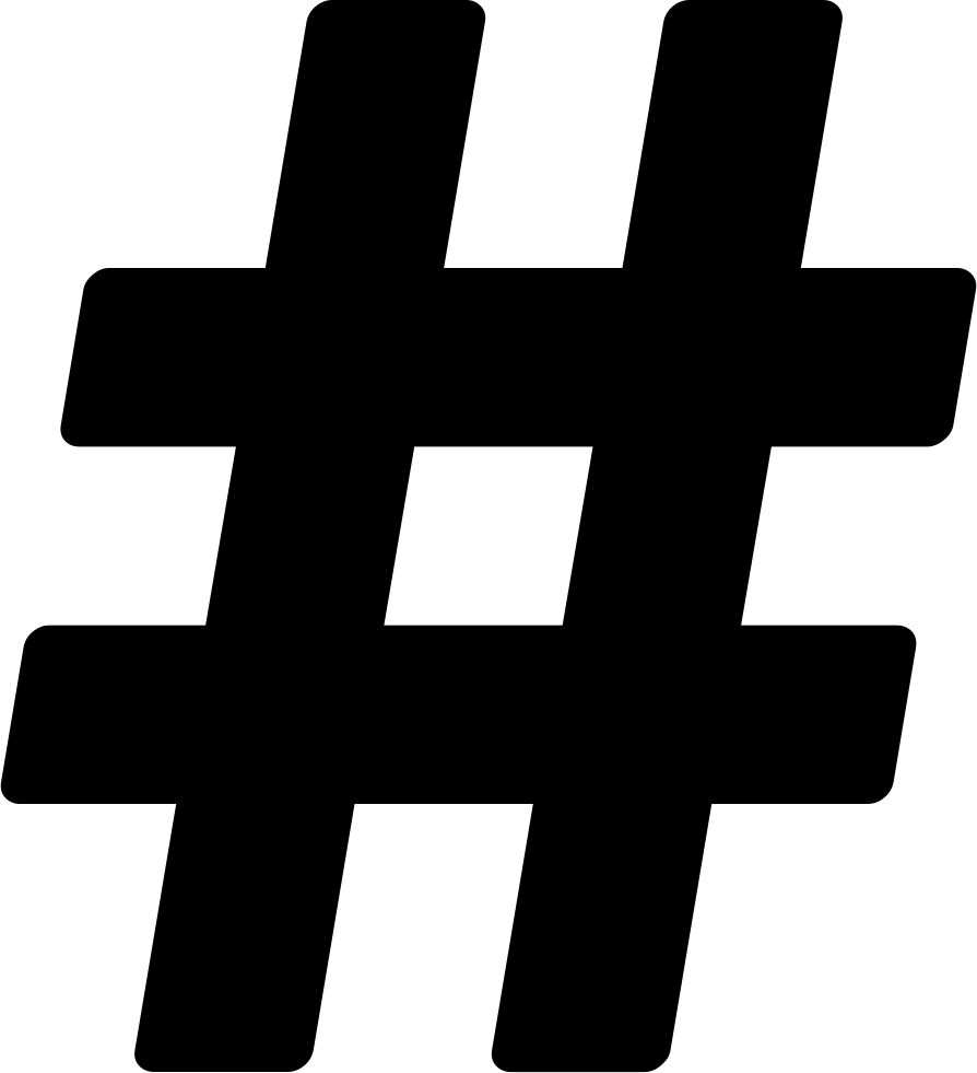 Hashtag Logo Transparent PNG All