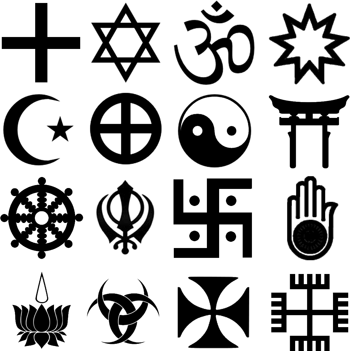 Religious Symbols and Faith Icons for Spirituality Free PNG PNG All