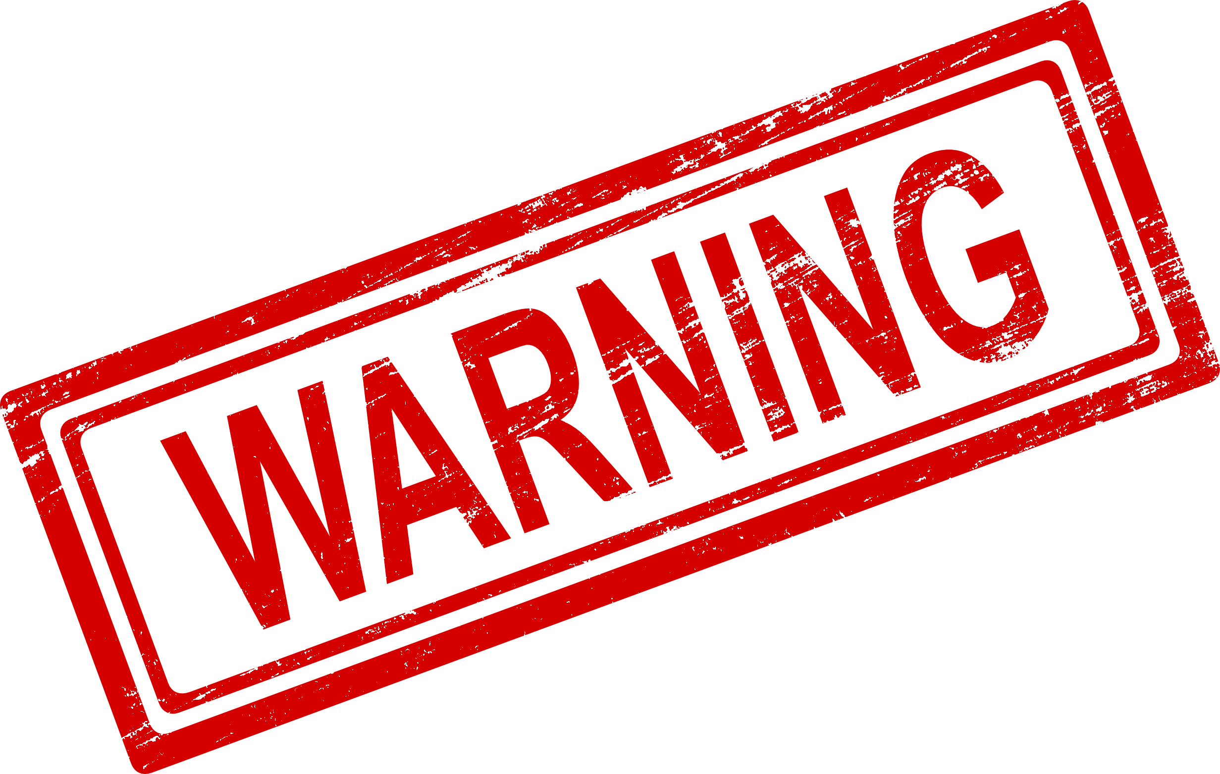 Warning Sign PNG Transparent Images