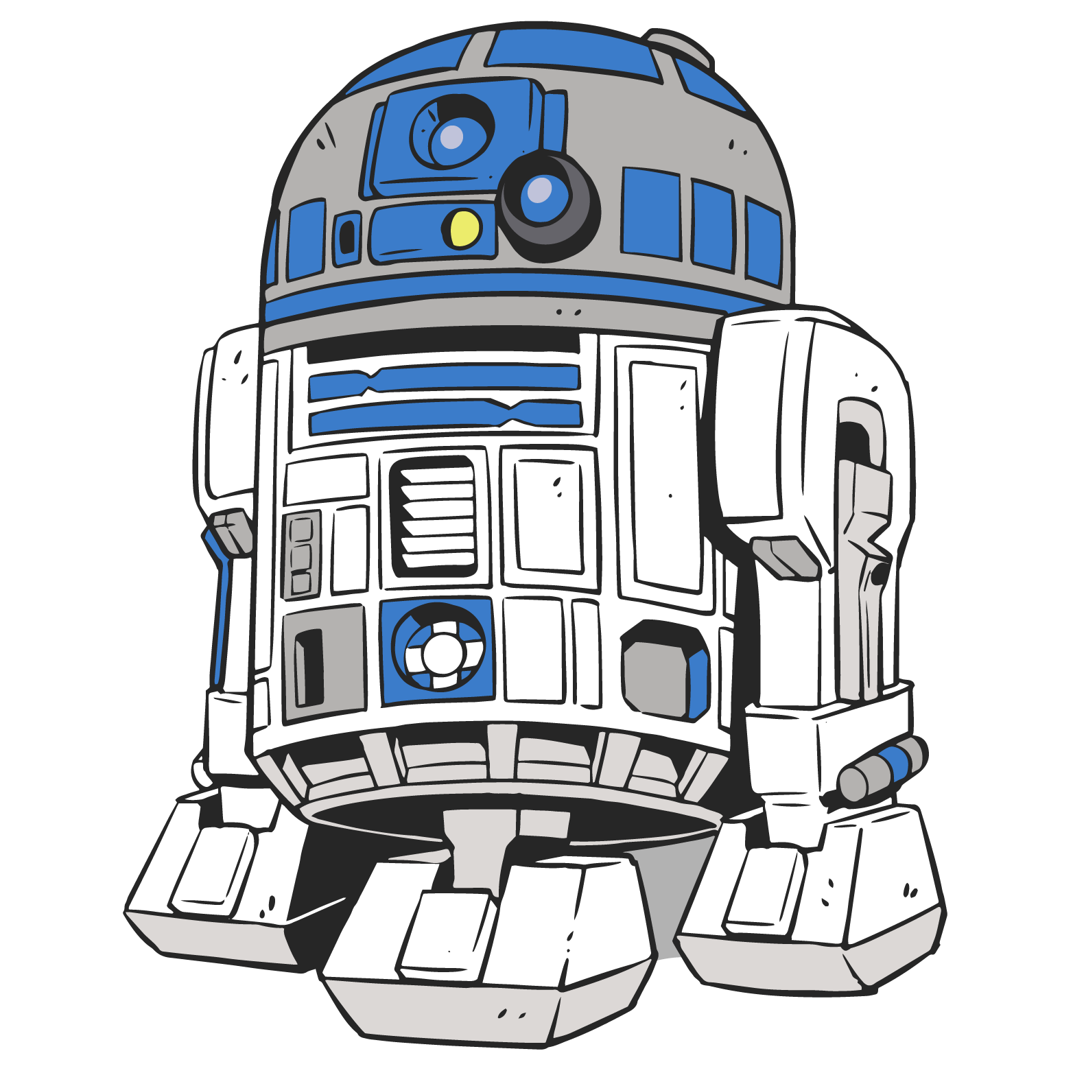Star Wars R2 D2 PNG File Download Free PNG All