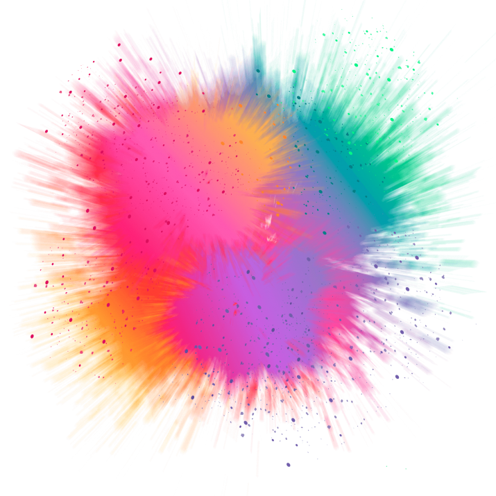 Color Powder Transparent Images