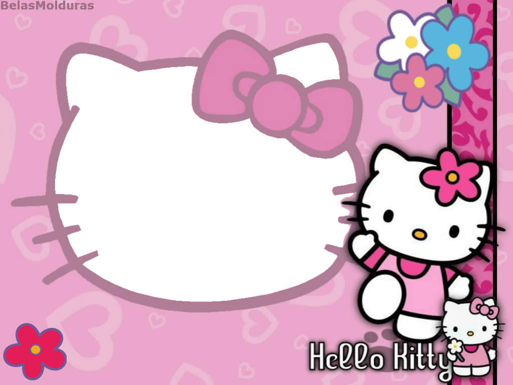 Hello Kitty Frame PNG Transparent Image
