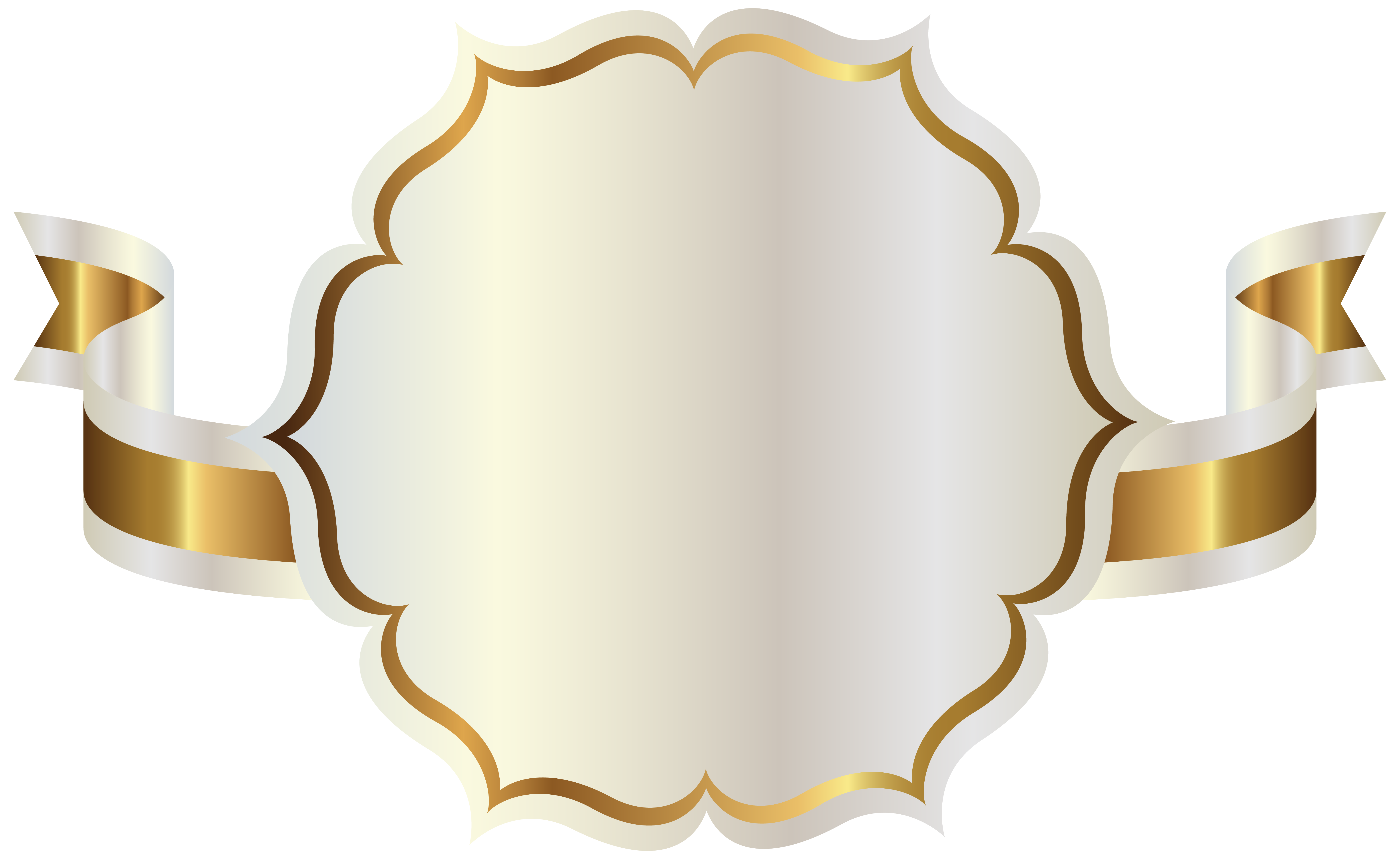 Golden Ribbon PNG Image Transparent