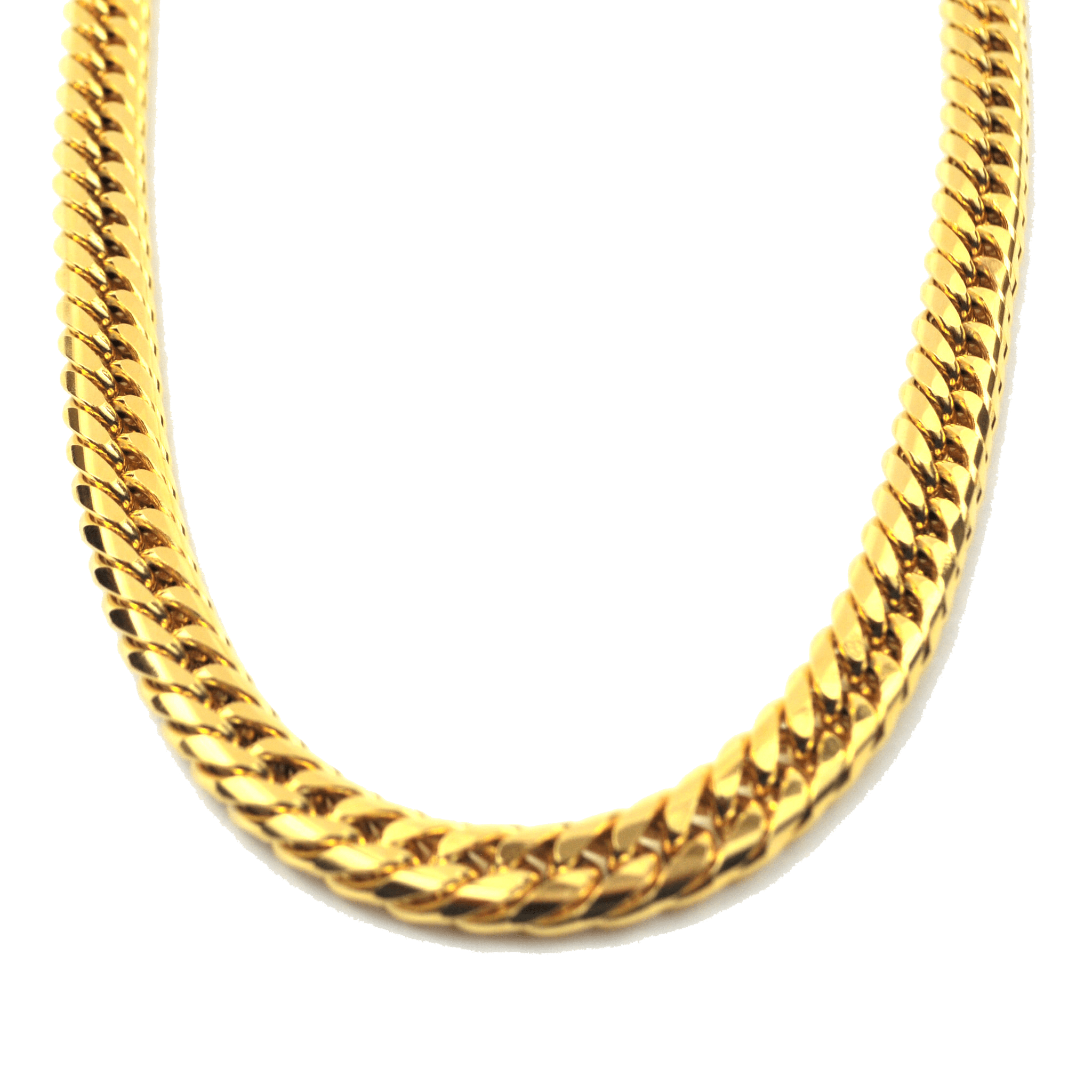 Pure Gold Chain PNG Image Background