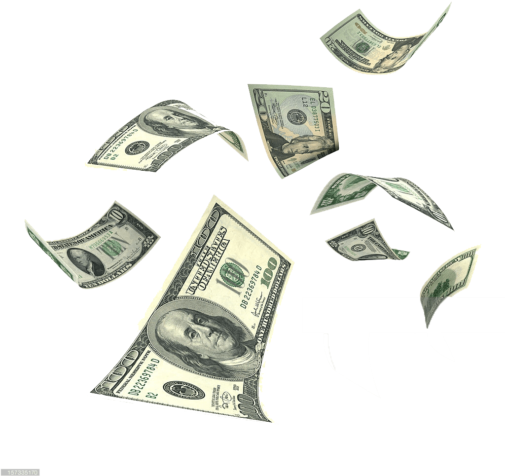 Falling Money PNG Image PNG Mart