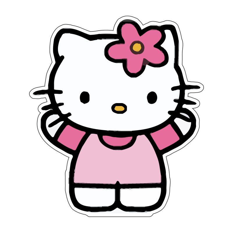 Pink Kitty Transparent Background PNG Mart