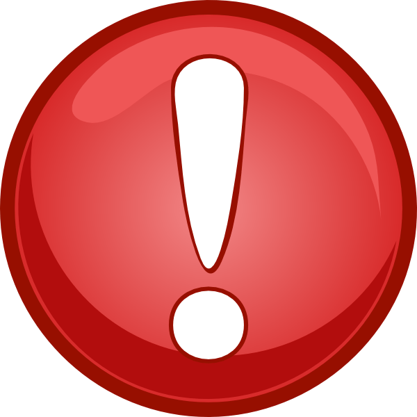 Gambar PNG peringatan merah PNG Mart