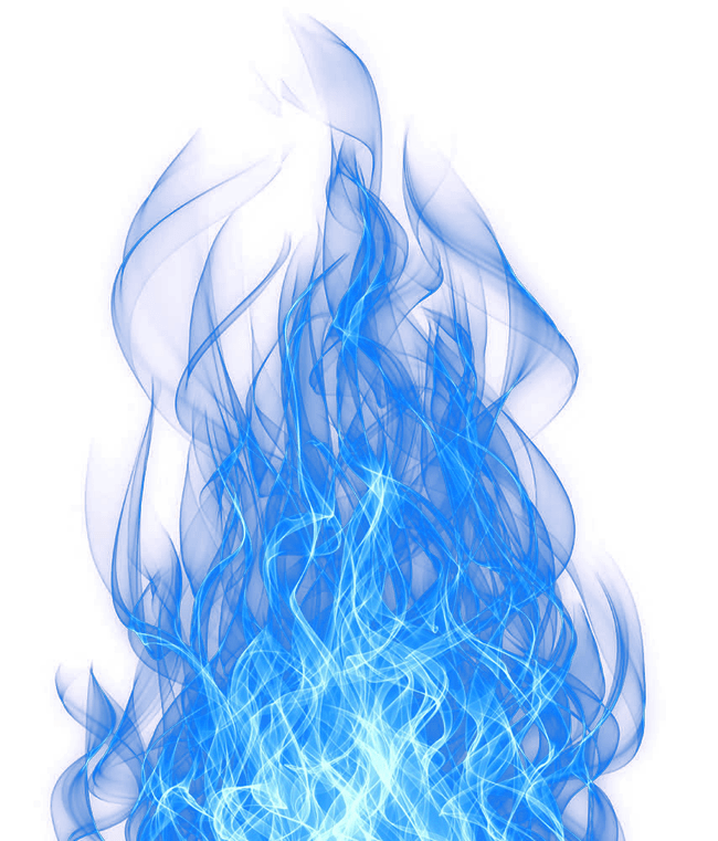 Blue Fire PNG Isolated File PNG Mart