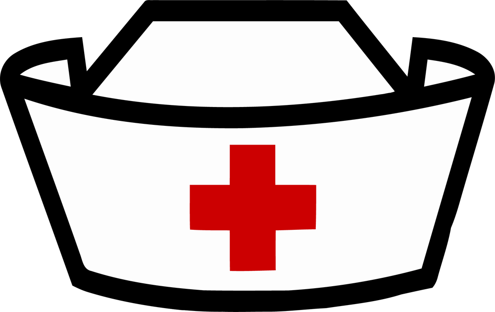 Nurse Hat, Clinical Headgear, Nursing Attire, Professional Uniform