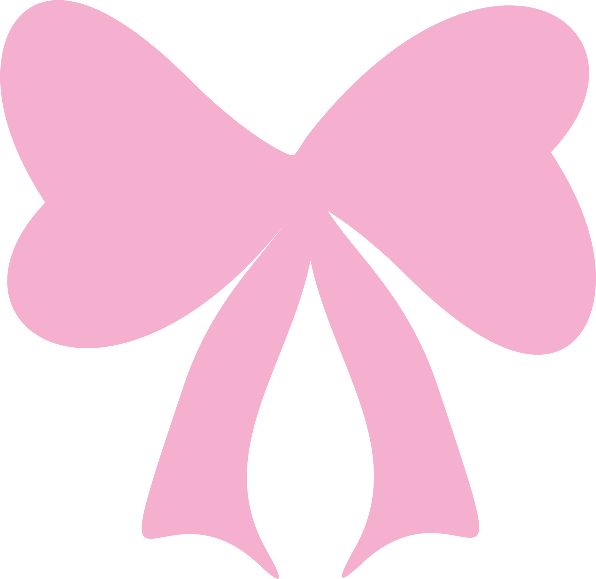 Pink Bow PNG File PNG Mart