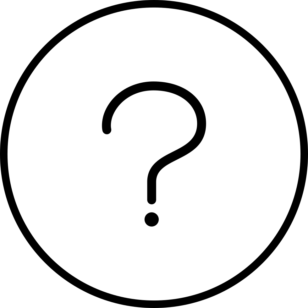 Black Question mark Transparent Image PNG Play