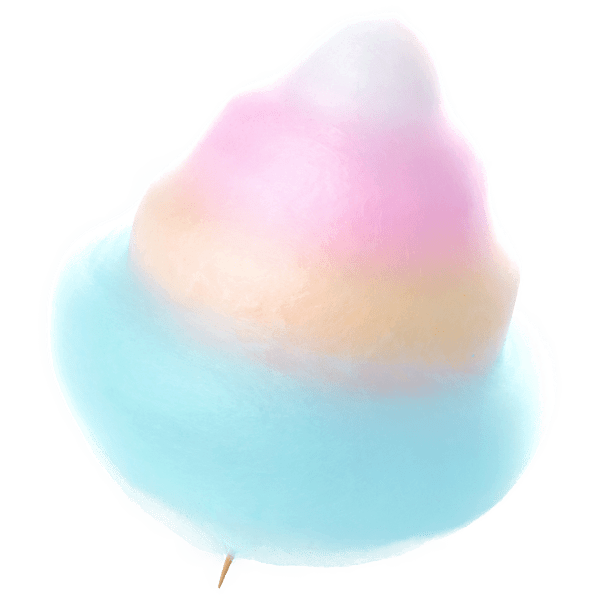 Coloured Candy Floss Transparent File PNG Play