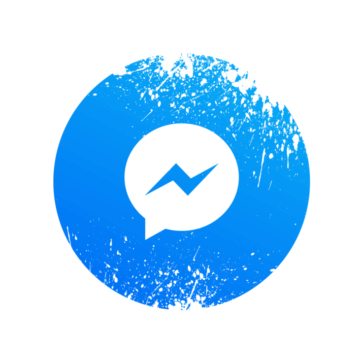 Facebook Messenger Blue Logo Transparent File PNG Play