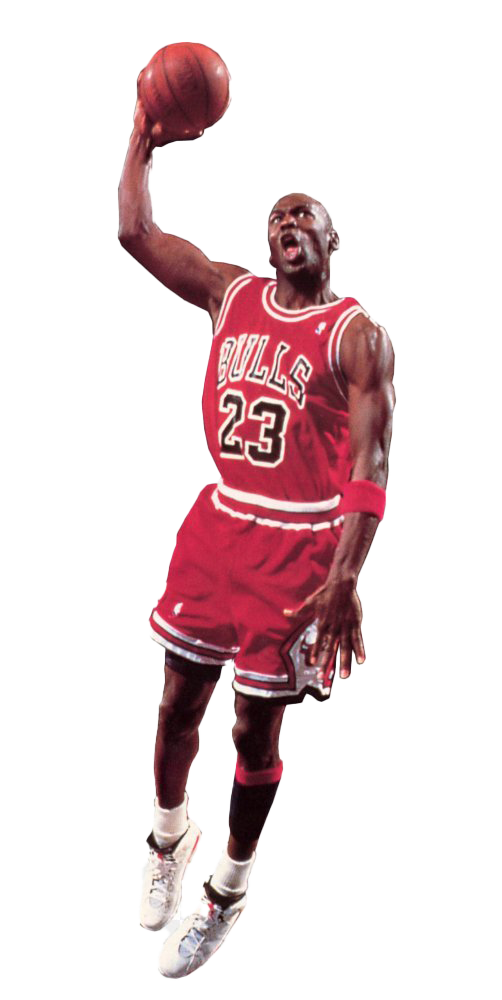 Michael Jordan Leap, Basketball Dunk, Air Free PNG