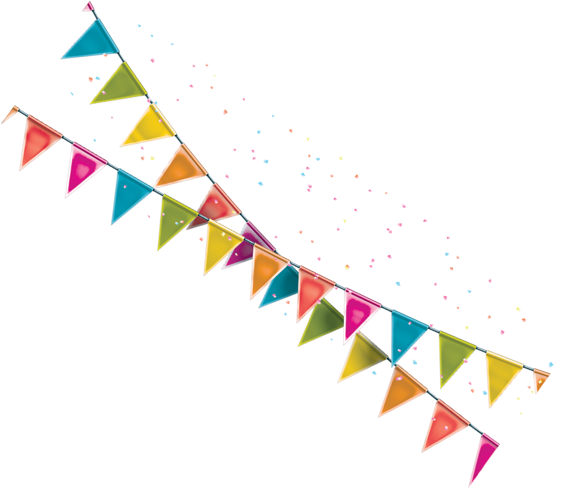 Streamers Transparent Background