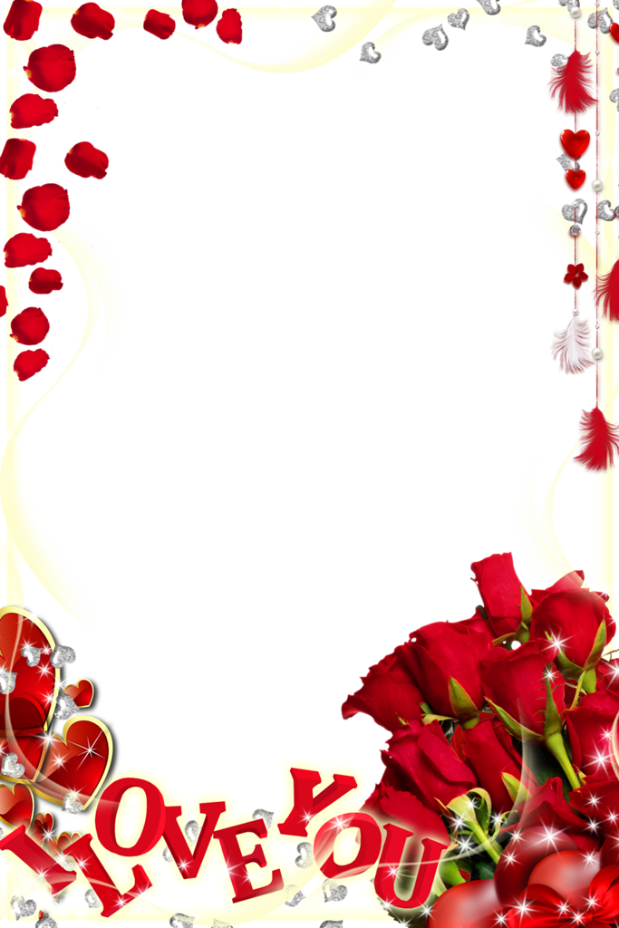 Love Frame Transparent Background PNG Play